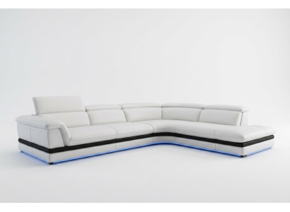 Sofá de cuero Sofá de diseño de esquina de sofá conjunto moderno 5130