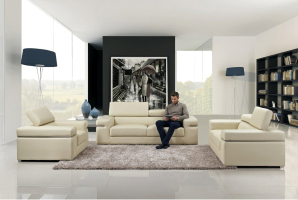 Sofá de esquina 80 20 cojín cuero sofá sala de estar asiento 3+2+1 juego