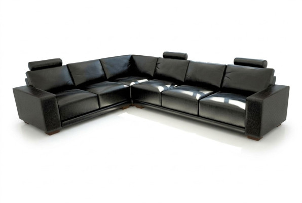 Sofá de cuero sofá conjunto de salón sofá de esquina conjunto de esquina diseño moderno sofá A1121B