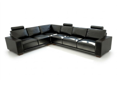 Sofá de cuero sofá conjunto de salón sofá de esquina conjunto de esquina diseño moderno sofá A1121B