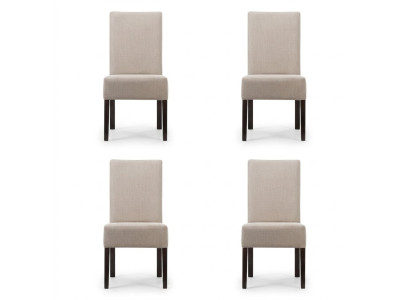 4x Set de sillas acolchadas conjunto de sillas de espera para consultorio, despacho, consultorio, sala de espera.