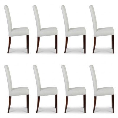 8 sillas silla acolchada diseño salón club asiento respaldo juego sillón nuevo