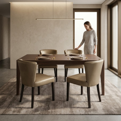 4 sillas silla tapizado diseño conjunto de asiento sillón completo moderno conjunto nuevo