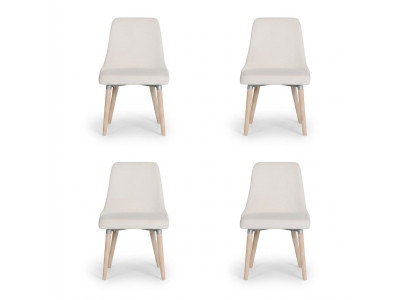4x Juego de sillones de diseño para asientos, conjunto de sillón de salón de salón sillón club.