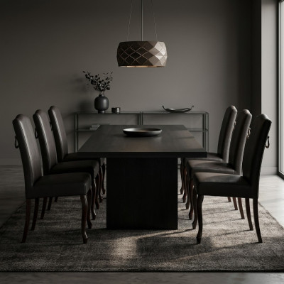 8x sillas Chesterfield silla tapizada sillón silla diseño asiento conjunto de club nuevos.