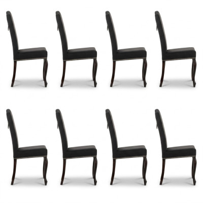 8x sillas Chesterfield silla tapizada sillón silla diseño asiento conjunto de club nuevos.