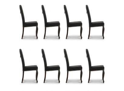 8x sillas Chesterfield silla tapizada sillón silla diseño asiento conjunto de club nuevos.