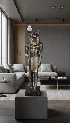 Diseño Figura Egipcia Estatua Escultura Figuras Esculturas Decoración Nuevo P2875x1335
