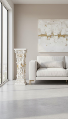 Diseño de columna con amorcito de 100 cm Figura Soporte de columna de flores Nuevo estatua