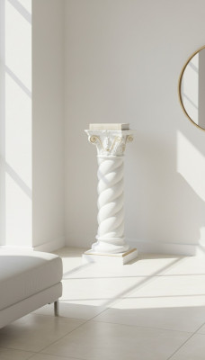 Columna de mármol estatuilla escultura soporte esculturas decoración 1015
