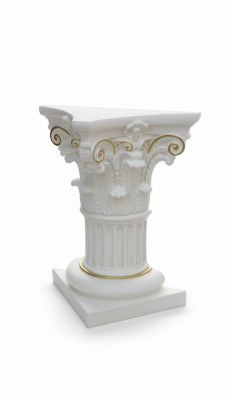 Columna de Medusa Columnas romanas Escultura de mármol Figura Decoración Soporte 1020