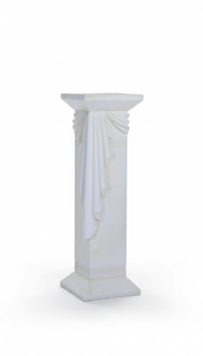Columna de medusa Columnas romanas Escultura de mármol Figura Decoración Soporte 1041
