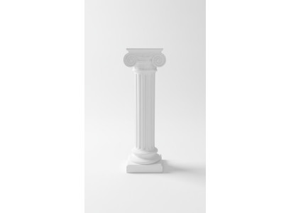 Columna de Medusa Columnas romanas Escultura de mármol Decoración Figura Soporte 1048