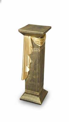 Columna de Medusa Columnas romanas Escultura de mármol Figura Decoración Soporte 1087