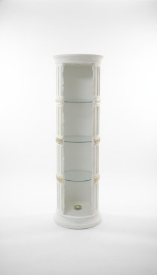 Vitrina Bar Esquina Estante Cristal Anfora Florero Jarrón Columna Armario Vitrinas Estantes