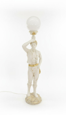 Diseño lámpara de pie lámpara lámparas luces soporte XXL escultura figura estatua