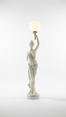 Lámpara de pie XXL Diseño, lámpara de pie de 153 cm, escultura, figura, figuras, estatua.