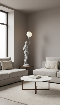 Lámpara de pie XXL Diseño Escultura Figura Estatuilla Estatua de 153 cm.