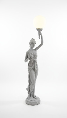 Lámpara de pie XXL Diseño Escultura Figura Estatuilla Estatua de 153 cm.