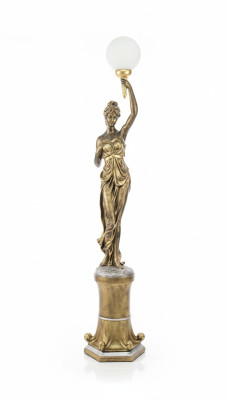 Lámpara de pie XXL Diseño Escultura Figura Estatuilla Lámpara de pie Estatua 227 cm