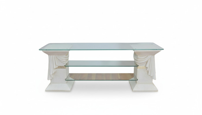 Mueble clásico para televisión RTV, mesa de televisión, mesa de televisión, mueble de TV, estante de Medusa, vitrina 1879.