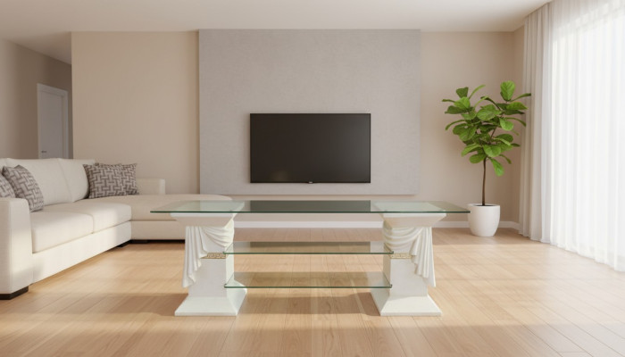 Clásico mueble para televisión RTV Sideboard, mesas de TV, mesa de televisión, estante Medusa, vitrina.