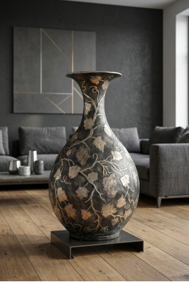 Diseño florero de flores XXL Vaso Jarrones hechos a mano Decoración Cáliz Copa 0856
