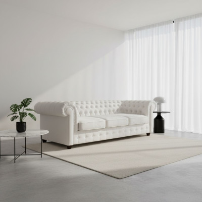 Chesterfield Conjunto de sofás sofá 3+1+1 sofá Juego de tapicería Sofás Sillones S1
