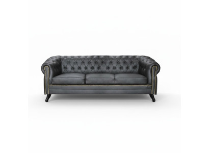 Chesterfield Conjunto de sofás Sofá 3 + 1 Set de sofá Tapizado Sofás Sofás Sofás de cuero