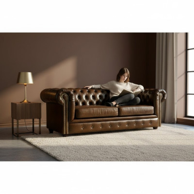 Sofá Chesterfield de 2 plazas York Sofá tapizado Sofás y sofás nuevos.