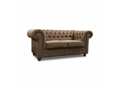 Chesterfield Oficina Sofá Sofá Diseño de tela Asiento Acolchado Sofás Cambridge