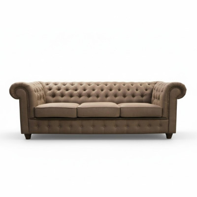 Diseño Chesterfield de lujo acolchado asiento sofá xxl grande de 3 plazas Sofá.