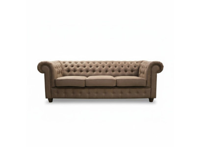 Chesterfield Cambridge de 3 plazas con función de cama Sofá tapizado Sofás nuevos
