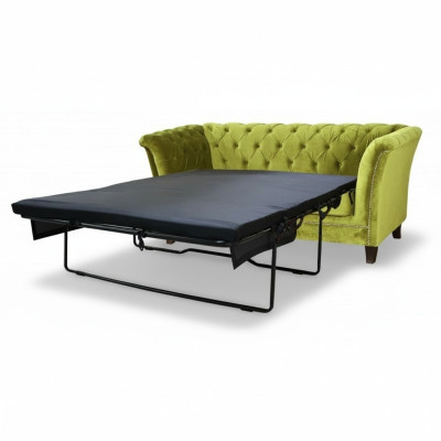 Chesterfield sofá cama 2 plazas sofá con función de cama sofás tapizados