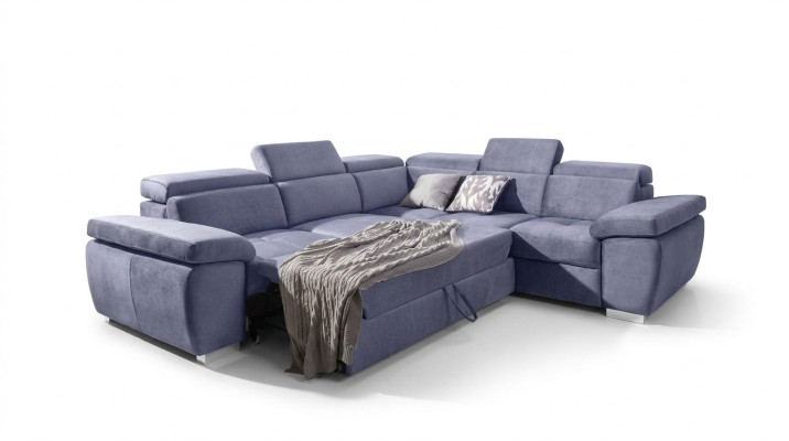 Sofá modular XXL con tapicería, rincón de asiento acolchado, juego de dormitorio, sofás y camas.
