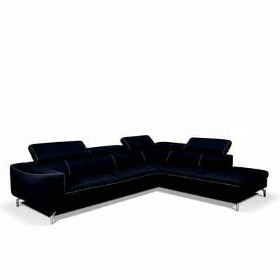 Sofá esquinero XXL acolchado asiento acolchado cama conjunto de salón sofás.