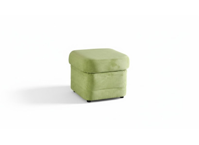 Puf Club Lounge XXL de cuero otomano textil diseñador taburete reposapiés.