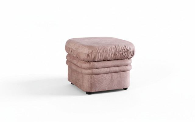 Asiento para salón XXL Club reposapiés Otomana Pufa Tela Textil Diseño.