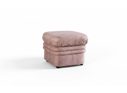 Asiento para salón XXL Club reposapiés Otomana Pufa Tela Textil Diseño.