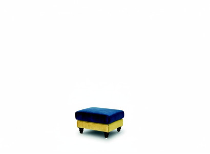 Taburete de pie Lounge Hocker XXL Club Ottomane Pufa Cuero Textil Otomano Diseñador Nuevo