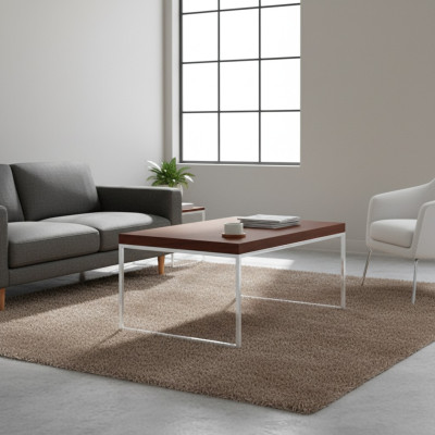 Mesa de centro de diseñador clásico moderno, mesas auxiliares de madera para hotel.