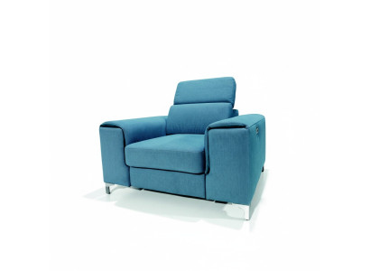 Sillón eléctrico de cine en casa Relax Club 1 plaza Soporte para pies Sofá.