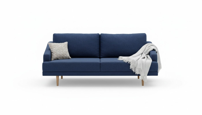 Elegante, muy suave, sofá cama ultra cómodo en estilo moderno.