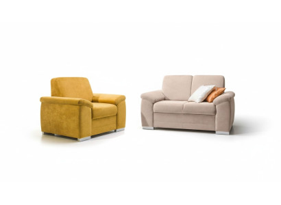 Conjunto de sofá tapizado en tela de tela sofá 2+1 conjunto de tela de tela sofá.