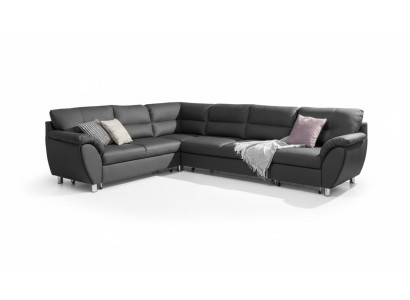 Conjunto de sala de estar sofá cama en forma de U tela sofá sofá acolchado esquina