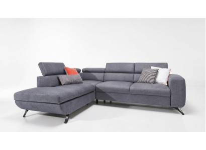 Moderno sofá cama con función de cama sofá sofá conjunto de asientos de tapicería esquina.