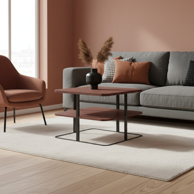 Mesa de centro diseño mesa auxiliar mesas diseñador mesas de madera rectangular S3 elegante