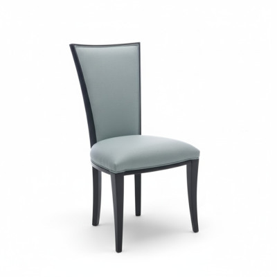 Lujo Diseño Silla acolchada Sillas Asiento Respaldo Oficina Oficina Comedor Madera