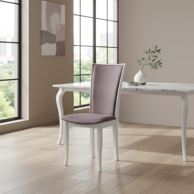 Silla de diseño de lujo tapizada sillas asiento respaldo oficina madera comedor