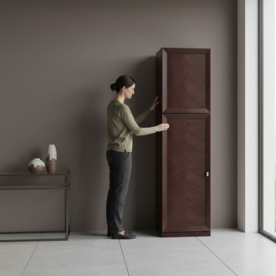 Sistema Muebles de oficina Vitrina Archivador Decoración Armario de madera clásico Estante